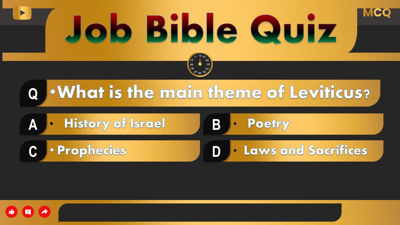 Bible quiz questions and answers from the book of Job