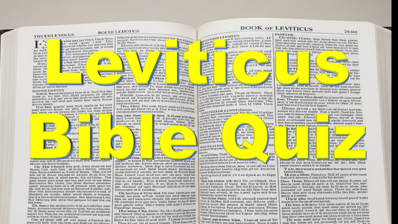 Leviticus Bible Quiz