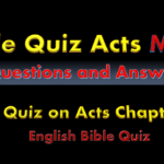 Bible Quiz on Acts Chapter 2 Bible Quiz on Acts Chapter 2