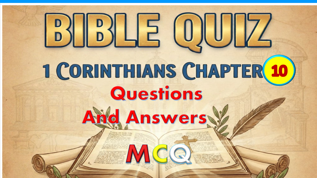 Bible Quiz 1 Corinthians Chapter 10