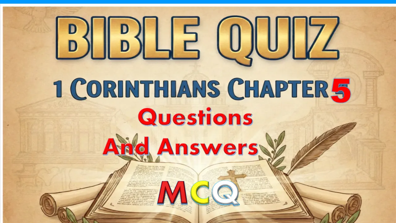 Bible Quiz 1 Corinthians Chapter 5