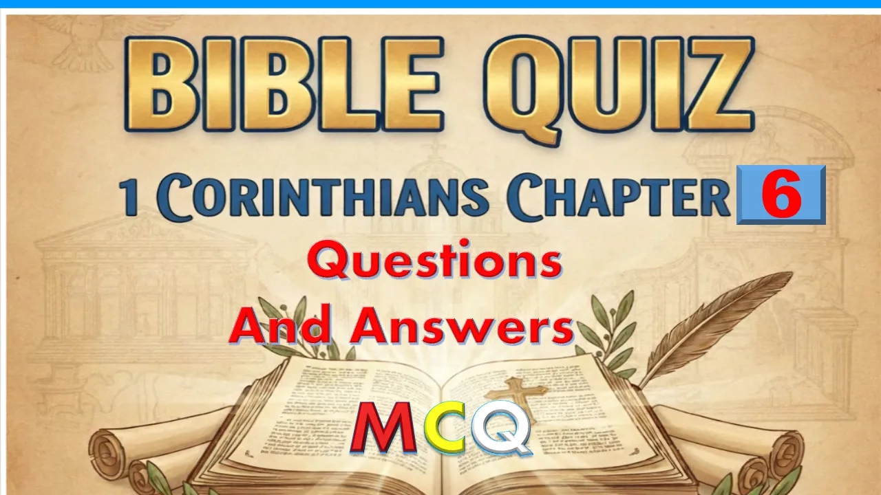 Bible Quiz 1 Corinthians Chapter 6