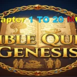 Bible Quiz Genesis Chapter 1 To 20