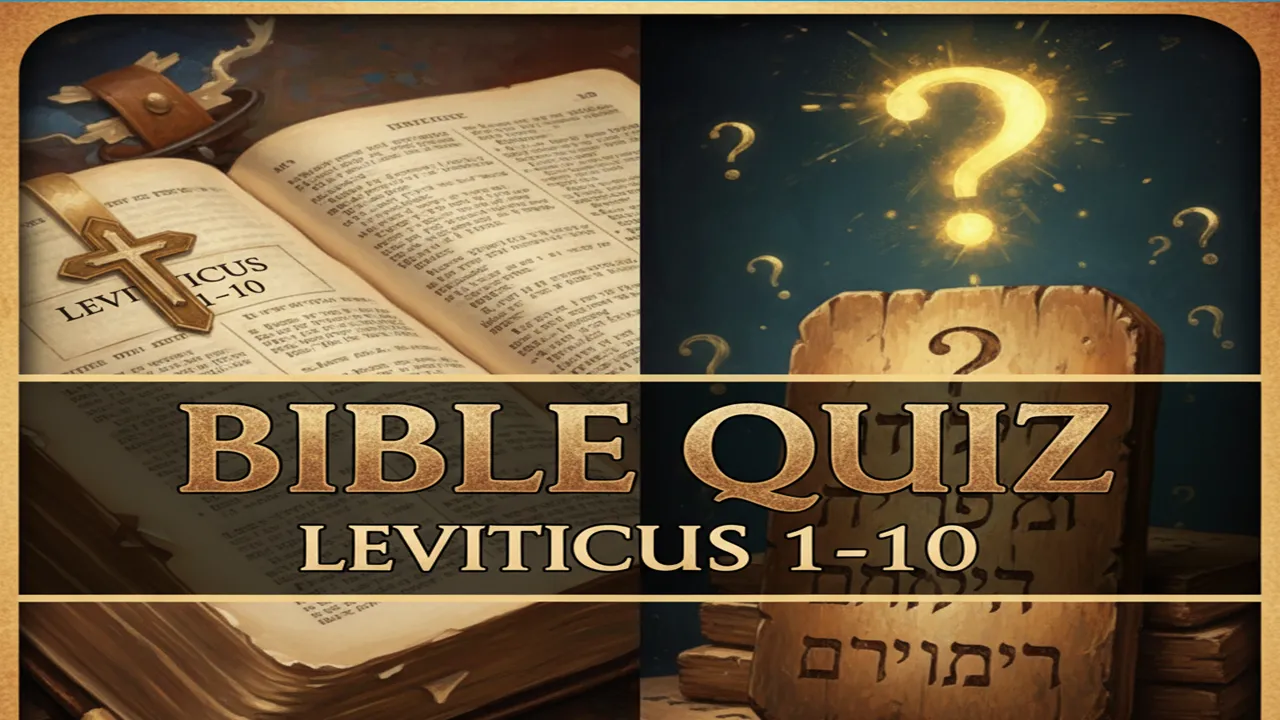 Bible Quiz Leviticus 1-10
